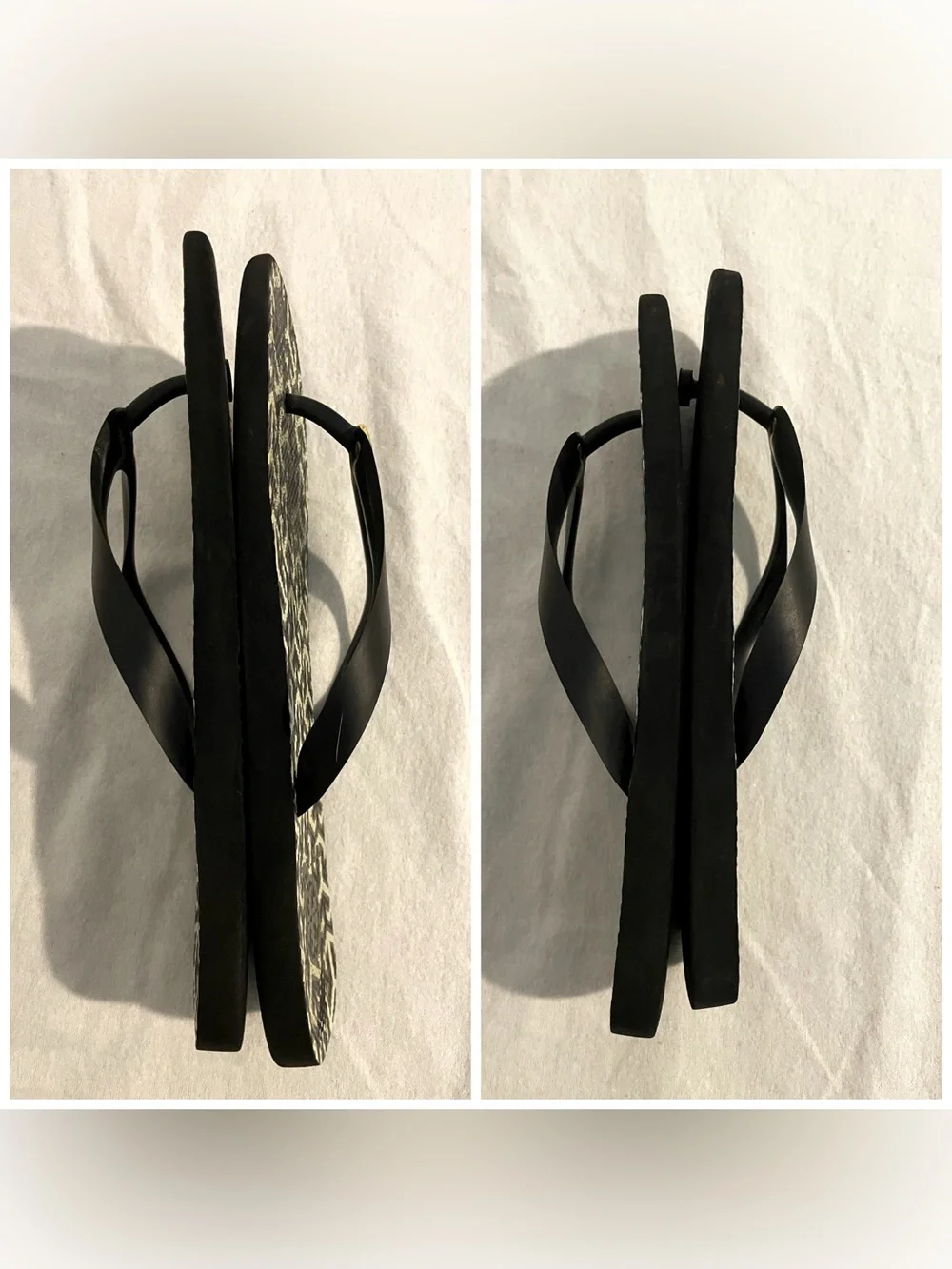 Tory Burch Black Flip Flops Size 7.5